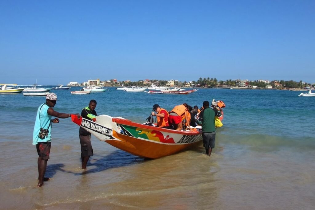 Trois îles au large de Dakar