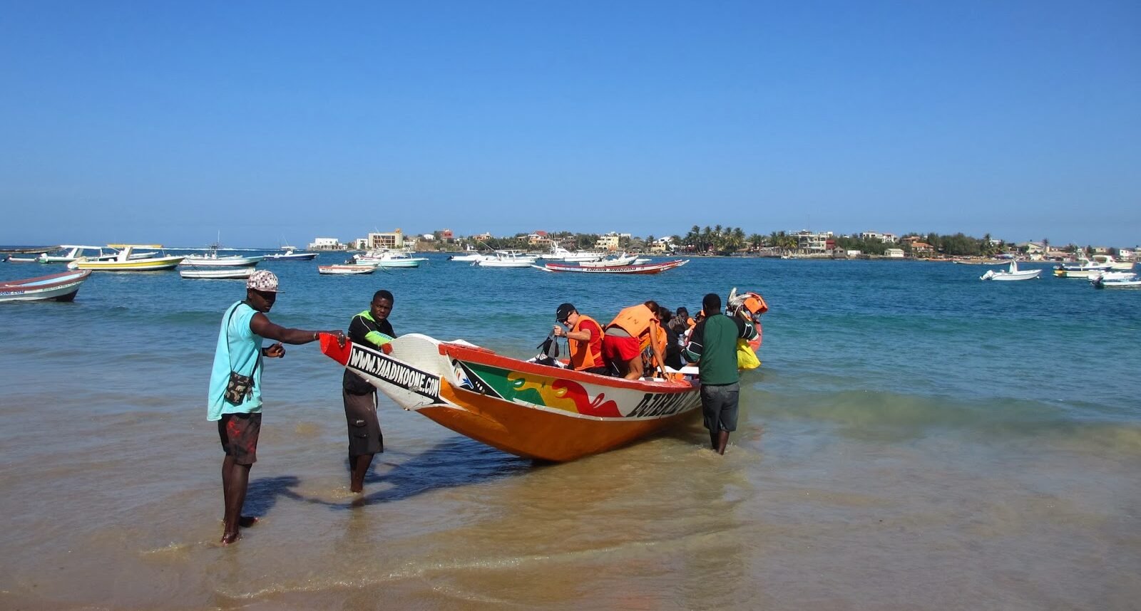 Trois îles au large de Dakar